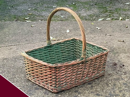 Ancien grand panier buches - grand,