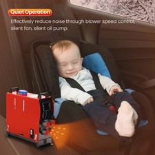 Chauffage Diesel 12v 5kw avec 4-trous Commutateur LCD for voiture bateaux RV