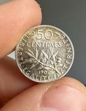 Monnaie 50 centimes 1906