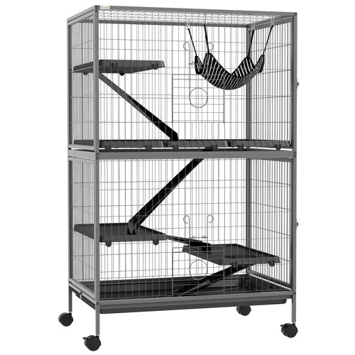 Pawhut cage pour rongeurs - cage,