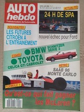 AUTO HEBDO N°636 3/8/1988 BMW