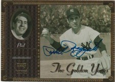 PHIL RIZZUTO SIGNED 2000 UPPER DECK YANKEES LEGENDS THE GOLDEN YEARS CARD #GY2