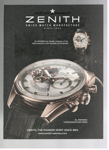 Zenith montre publicitaire - zenith,