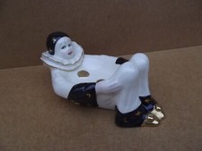 Ancien vide poche Pierrot clown en faience Schwargé