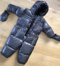 COMBINAISON HUGO BOSS d'hiver doudoune BEBE 18 mois 18M + GANTS ski ALL IN ONE