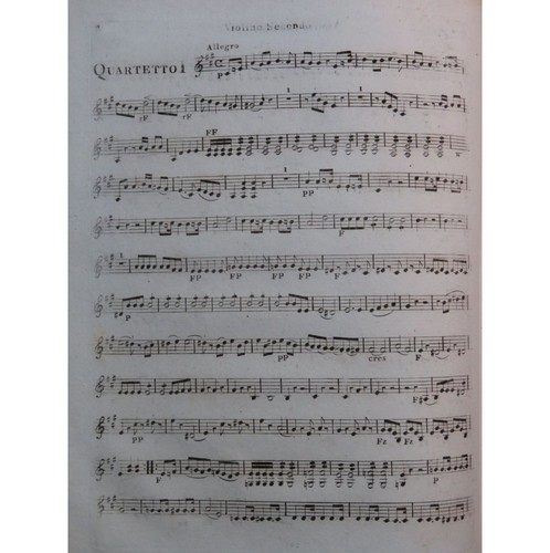 Pleyel ignace six quatuors - quatuors, op