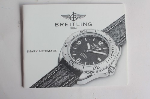 Breitling livret notice - breitling, montre