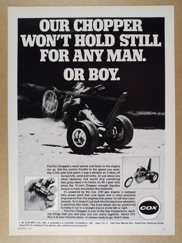 1971 cox chopper trike vintage - 1971,