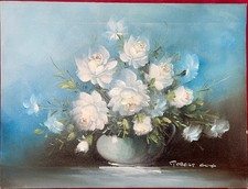 Huile sur toile signée Robert