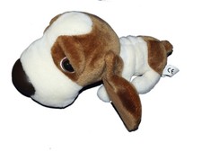 Peluche Chien basset marron
