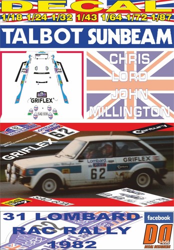 Decal talbot sunbeam - sunbeam, c
