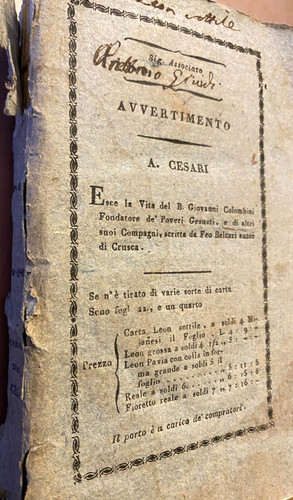 Cesari vita del - vita, beato