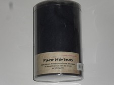 laine bleu marine à carder ou