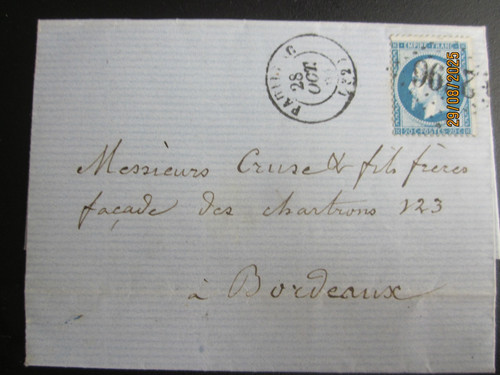 Lettre 2796 pauillac 32 - lettre,