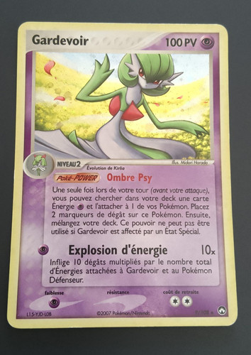 Carte pokémon gardevoir 108 - gardevoir, 9/108