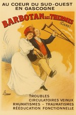 POSTER AFFICHE Barbotan Les Thermes Gers