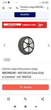 chaîne à neige composite neuve: EASY GRIP (E12) MICHELIN tailles 18" et 19""