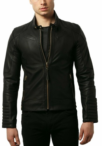Nouveau veste cuir noir - veste, en