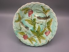 ASSIETTE BARBOTINE OISEAU