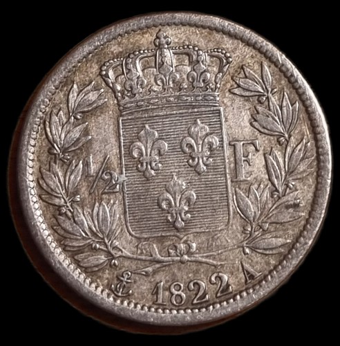 Franc 1822 louis - 1/2,