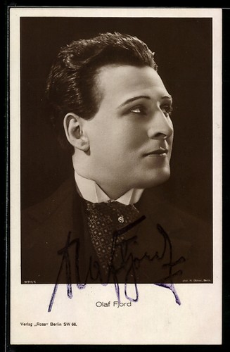 Carte postale acteur olaf - postale,