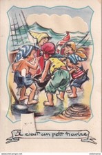 S23430 cpa Illustrateur Germaine Bouret - carte à système - il était un petit na