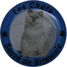 [#1272685] France, Jeton, Les Chats - Sacré de Birmanie, Nickel, TTB
