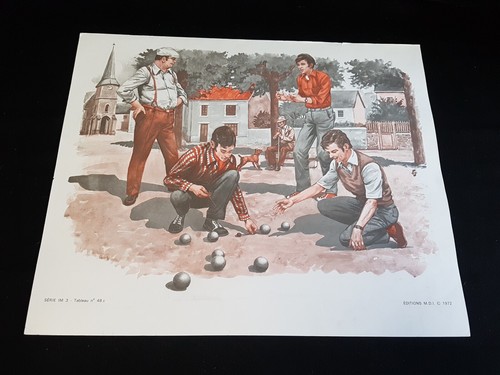 Affiche scolaire ancienne mdi - scolaire,