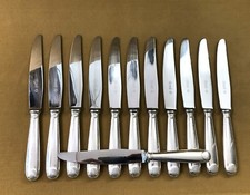 12 grand couteau CHRISTOFLE modèle COQUILLE VENDOME métal argenté Table 24,5 cm