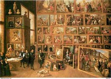Art - Peinture - David Teniers - L'Archeveque Léopold Guillaume contemplant les