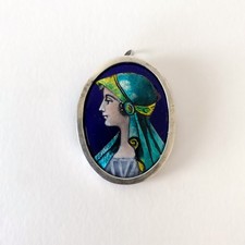 Broche pendentif Art Déco en