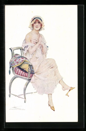 Carte postale artiste - carte,
