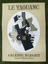 Le Yaouanc ORIGINAL EXHIBITION ART POSTER AFFICHE GALERIE Maeght