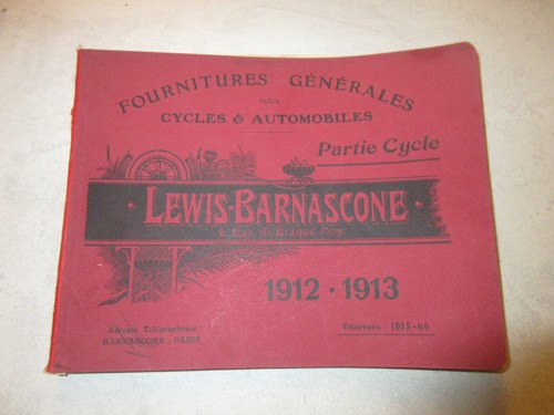Catalogue fournitures cycles - fournitures, &