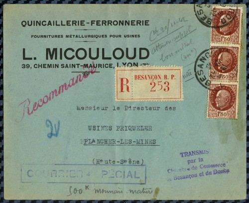 Ww2 courrier spécial lettre - ww2, spÉcial-