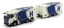 TEKNO, SCANIA Next génération 6x2 porteur avec remorque 2 Essieux NH PLANZER,...