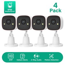 4Pack 2.4G WiFi Home 3MP
