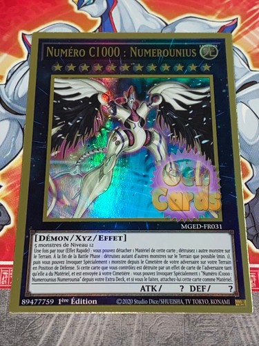 Carte numero c1000 - yu,