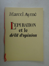 AYME (Marcel). "L'épuration"