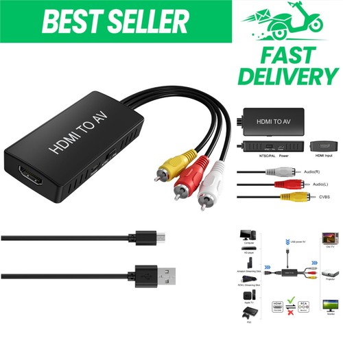 Convertisseur hdmi vers - convertisseur, rca