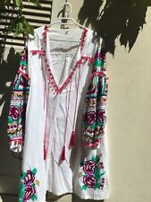 Robe manches brodées  style Manoush taille L ou XL