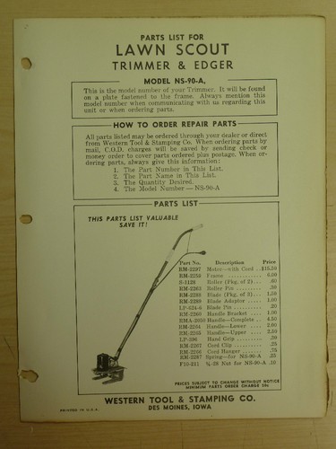 Western tool lawn scout power - western,