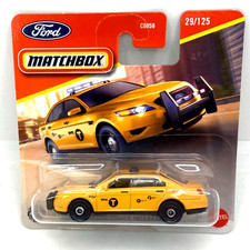 43922 MATCHBOX / MBX 2025 / 29/125 FORD POLICE INTERCEPTOR JAUNE