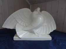 Couple de pigeons art déco