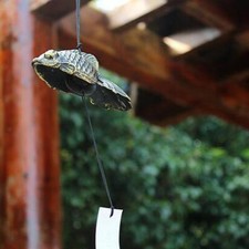 Japonais Goldfish Goldfish Furin WindChe Temple Temple Jardin Accueil Décor