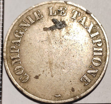 Jeton de téléphone 1947-1955 - Compagnie le Taxiphone  - 760137