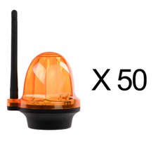 Pack de 50 Feu clignotant portail et garage 12 24 220V, LED d’alarme YET6139