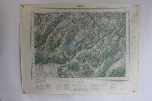 Ancienne carte ign voiron - ign,
