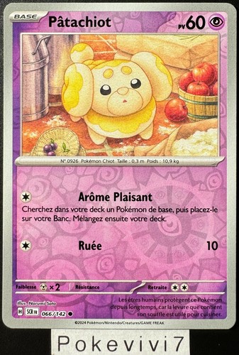 Carte pokemon pâtachiot - carte,