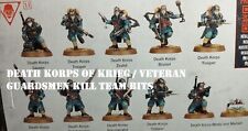 WARHAMMER 40K VETERAN GUARDSMEN DEATH KORPS OF KRIEG KILL TEAM BITS